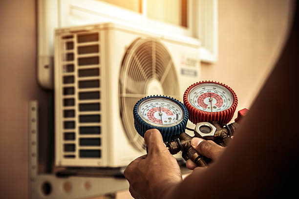 Professional Hvac Maintenance technician working in Olympia, WA